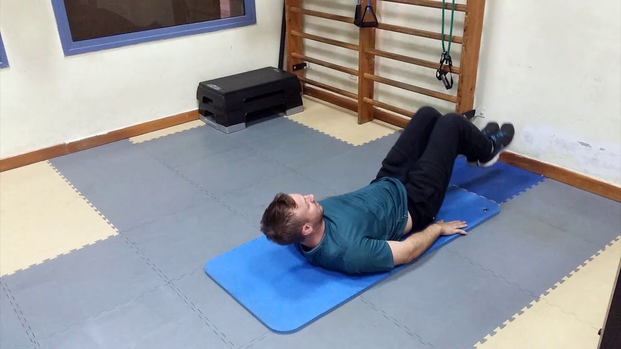 גלגול אגן – Reverers Crunches